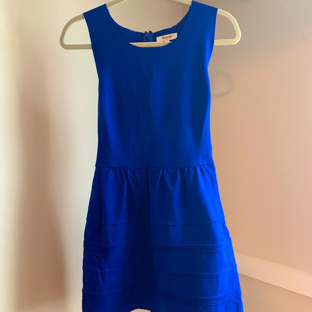 Royal blue madewell dress